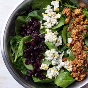 Spinach salad